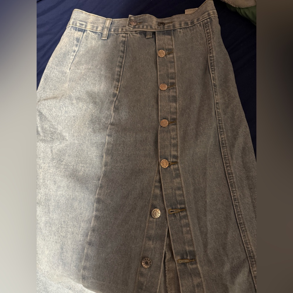 Denim Coolmax skirt SHEIN